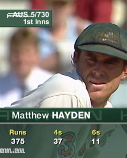 https://t.co/3lrvAdjCo9The 2001 India tour was the turning point of Matthew Hayden's career.Before the 2001 India tour, he was struggling in Test cricket. He debut in 1994 and spent seven years in and out of the Australian team. His record before India tour - Test : 13 Average : 24.36 Century : 1 Then came India tour 2001. He found his form, used the sweep shot to tackle Harbhajan and Kumble effectively, and completely dominated the series. In this series, in just 3 Tests, he scored 549 runs at
