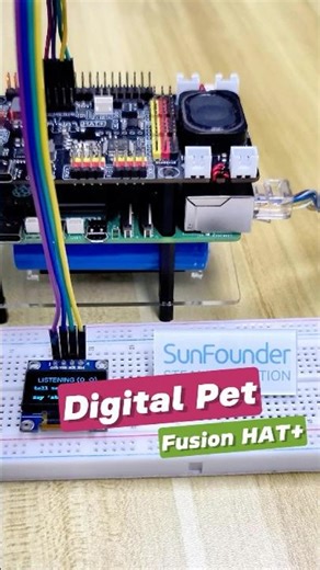 A Talking AI Pet on Raspberry Pi 😳 #arduino #automobile #arduinoproject