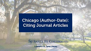 Chicago Author-Date: Citing Journal Articles