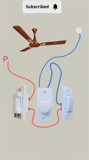Fan controller connection #homewiring #shorts #fanconnection