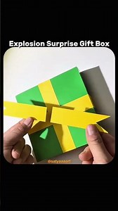 Explosion Surprise Gift Box Craft 😍♥️how to make explosion gift box