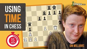 Do you find that you sometimes miss opportunities to punish your chess opponents when leading in development? Check out the first video of our new Mastery course, "Using Time In Chess" by GM Simon Williams! Williams shows plenty of attacking examples and tricks you can use to make the most of fleeting opportunity. Try the full course of 4 videos and 20 interactive challenges on Chess.com ➡ https://www.chess.com/lessons/using-time-in-chess | Chess.com