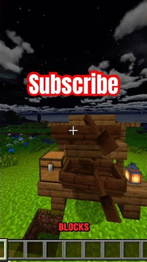 How to make a boat storage in Minecraft #minecraft