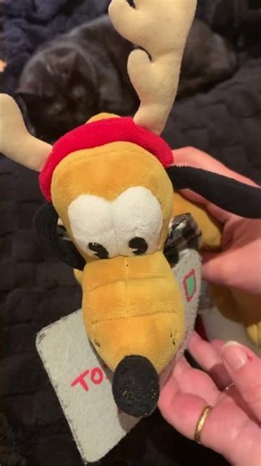 Unboxing Disney Parks Christmas Pluto & Marie in a French Béret! 🎄🐶🇫🇷