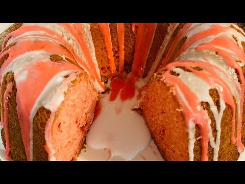 How To Make A Strawberry Pound Cake| Cake Mix Hack! Easy & Tasty!