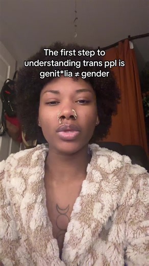 That link doesn’t matter !! If you want to accept trans ppl you gotta let that way of thinking go 🙂‍↕️ #zazenmoon #ftm #transcommunity #transman