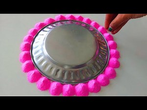 Beautiful Diwali New Rangoli Designs With Plate Tricks | diwali rangoli design 2023