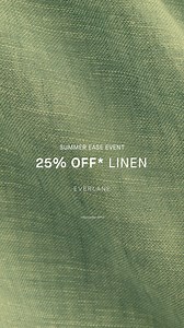 Clean lines. Cool fabric. Your season staples are now on sale. | Everlane