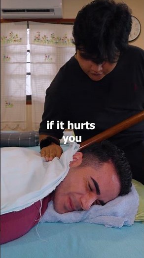 ASMR: Ancient Thai Stick Massage for Pain Relief #shorts
