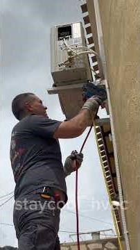 Daewoo Mini Split Outdoor Unit Installation | 12,000 BTU (1 Ton)