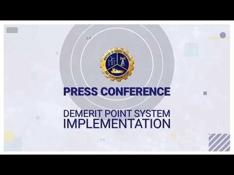 METT Press Briefing on the Operationalization of the Demerit Points System