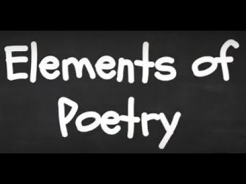 Elements of Poetry