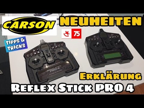 Carson Reflex Stick PRO 4 - Comparison with the LCD version and special tip - MFC-01 MFC03 ACU
