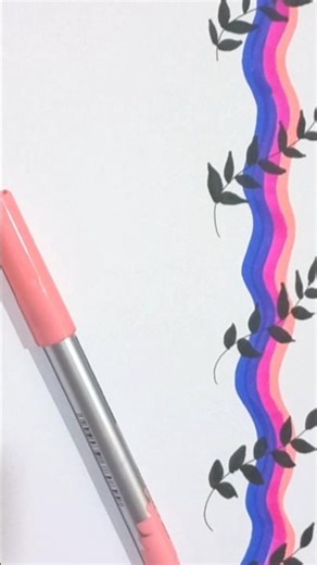 easy boarder design #boarderdesign #frontpagedesign