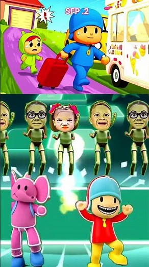 Nina Pocoyo coffin dance Sprunki vs 🎮 Tiles Hop EDM Rush Geme 🎯 #shorts #viralvideo25