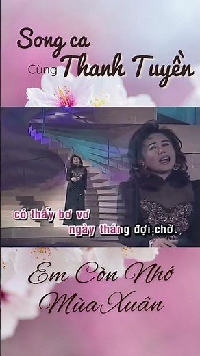 KARAOKE | Em Còn Nhớ Mùa Xuân | TONE NỮ | Thanh Tuyền | Nhạc Xuân Hay Nhất #shorts