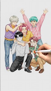 MY DRAWING CAME TO LIFE?! 😱✏️ Saja Boys - Soda Pop Animation