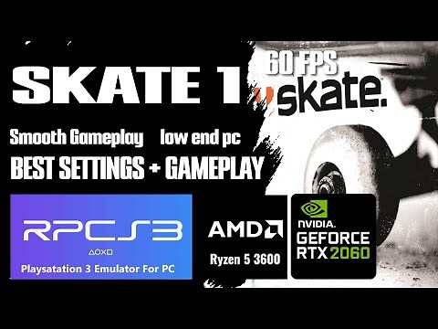 How to Play SKATE 1 on PC - RPCS3 Tutorial | SKATE RPCS3 Best Settings 2024 | 60FPS | Latest