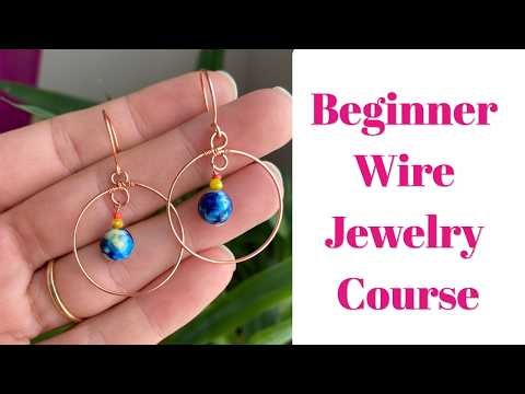 Must Watch for Beginners! - Learn How to Make Wire Hoop Earrings