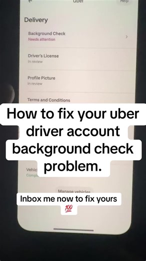 How to Fix Uber Driver Account Background Check Issues