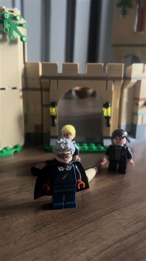 First years, brooms up! 🧹 Harry Potter Lego set - Flying lesson #harrypottertiktok #harrypotterfan #lego #harrypotterlego #legotok