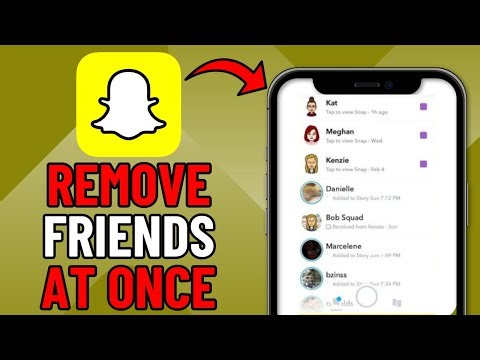 How To Remove Multiple Snapchat Friends at Once (2025)