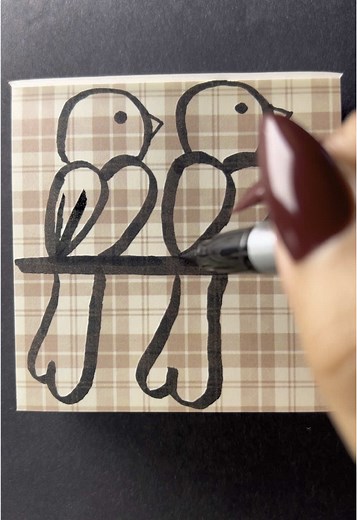 Easy Guide to Drawing Two Birds Step by Step