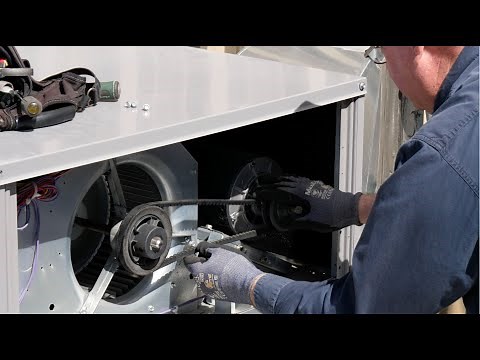 How To Change A Fan Belt On A Commercial HVAC Unit
