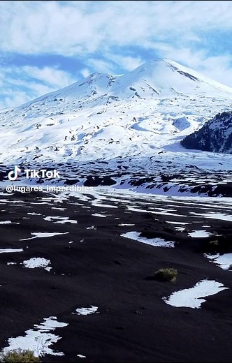 El imponente volcán llaima 🗻 🇨🇱🎬😍💯 chile y sus postales magicas … #surdechile #conguillio #lookalike