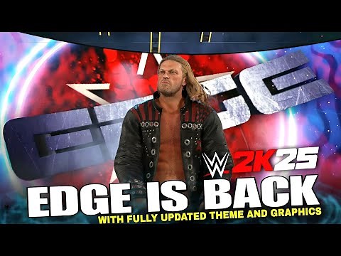WWE 2K25 Edge Full Updated Entrance w/Gfx Pack & Theme | Crazy WWE 2K25 PC Mods