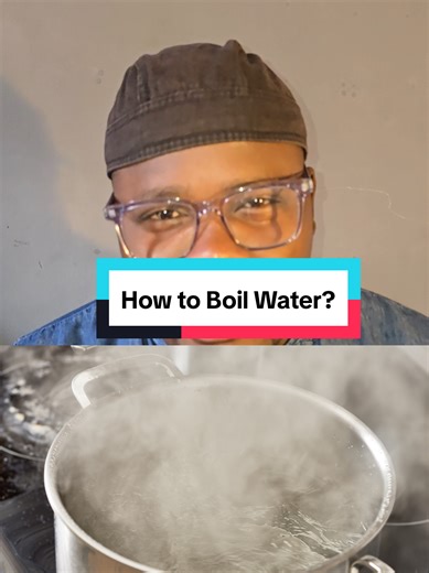 How to boil water ? #Chefmakamo #boiling #water #steaming #howtoboilwater