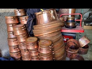 Coppersmithing : Making a copper pot (Cauldron)😍🇮🇷⚒️