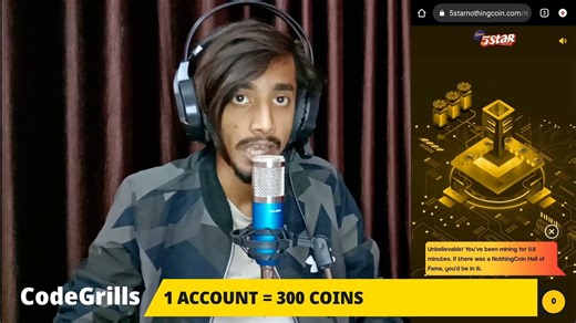 5Star Nothing Coin 2022  5Star Launches a New Crypto Coin by name Nothing Coin  CodeGrills