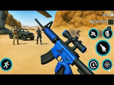 FPS Robot Shooter Strike Anti-Terrorist Shooting Android GamePlay