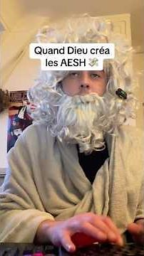 Quand Dieu créa les AESH #aesh #handicap #humour