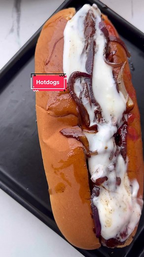 Delicious Hotdog Recipe - Perfectly Caramelized Onions & Savory Sauces