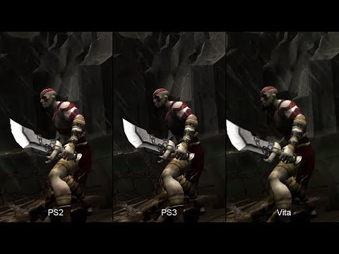 God of War Collection: PS Vita vs PS3 vs PS3 Comparison