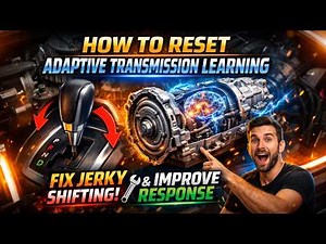 How to Reset Adaptive Transmission Learning (Fix Rough Shifting FAST! No Tools)