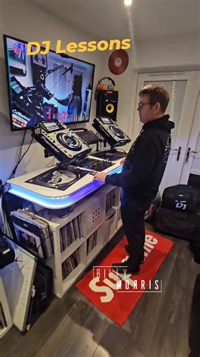 1.6K views · 92 reactions | Charlie got a block booking voucher last Christmas and came for his first session tonight. He used to play on vinyl but wanted to learn digital from scratch and go back to basics. We did but due to his background he picked it up really quick and was having fun very quickly. #learntodj #djlessons #teaching #djbillymorris #dundeesocialclub | Billy Morris | Facebook