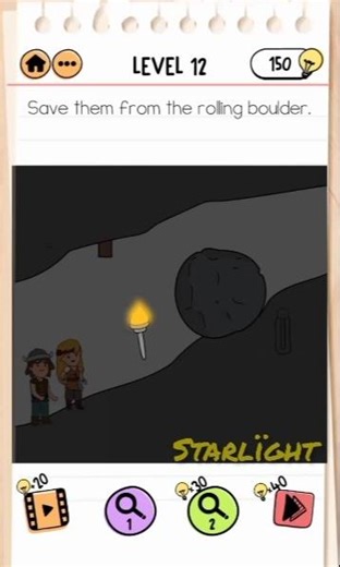 How to cross level 12 in Brain Test 2 ll Quest for Brainiac ll 12/20