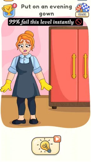 Dop 5 Levels 1577: Only DELETE Allowed! ❌ Try not to draw challenge #dop5 #shorts #challenge