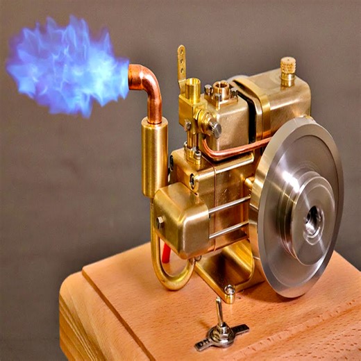 Self Unboxing Steampunk Engine Mini 4 Stroke Engine | Creative DIY Studio