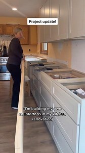 118K views · 450 reactions | 61_Project update on building my own faux marble countertops in my DIYhome kitchen renovation! Follow for uodates! #kitc-000 #fun #fyp #family #fypシ゚viral | Interior Design & Decor House | Facebook