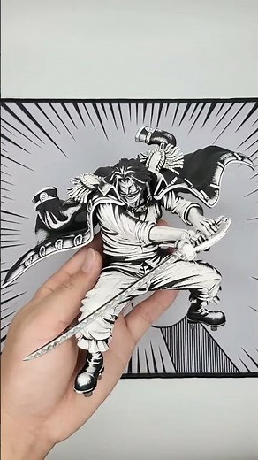 Black & White Manga Style Repaint | One Piece Custom Figure#onepiece #customfigure #onepiecefigure