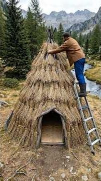 A Hut by a Stream with a Hidden Underground Bedroom