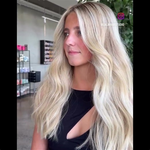 Perfect full head of Foils at LALA Hair Studio