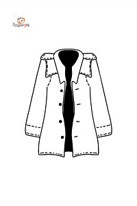 Cloak coloring page ♥ for kids Online or Printable for Free!