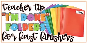 I'm Done Now What Activities