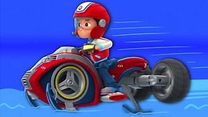 Paw Patrol & Groovy The Martian - Ryder try to win a water monster truck at the beach! | Funny Kids