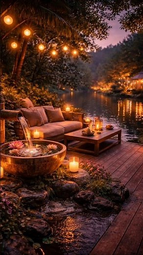 Peaceful Water Sounds 💧 Relaxing Night Ambience for Deep Sleep”